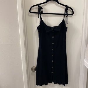 Topshop black tank dress